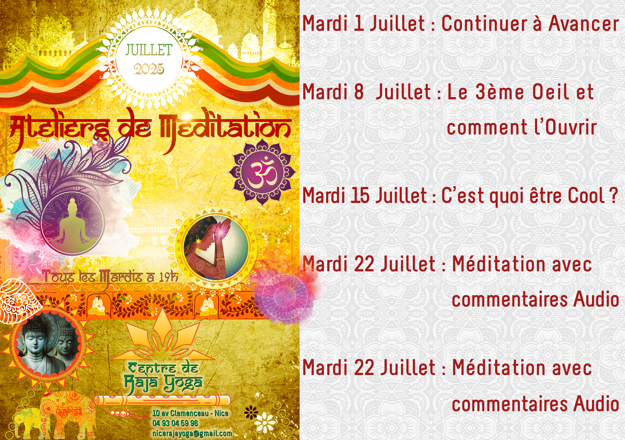 Ateliers Juin 2025